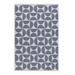 Blue 108 x 0.25 in Area Rug - LOOMY Geometric Handwoven Deep Ocean Indoor/Outdoor Area Rug Polyester | 108 W x 0.25 D in | Wayfair LO-20-FLIP_9x12