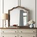 Epworth Modern & Contemporary Beveled Dresser Mirror in Brown Laurel Foundry Modern Farmhouse® | 40 H x 40 W x 2 D in | Wayfair