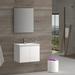 Ivy Bronx Jasso 23" Wall-Mounted Single Bathroom Vanity Set Wood/Ceramic in White | 18.94 H x 23.19 W x 17.56 D in | Wayfair