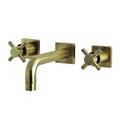 Kingston Brass Concord Wall Mounted Bathroom Faucet in Yellow | 3.06 H x 7 D in | Wayfair KS6123DX