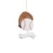The Holiday Aisle® Baseball Banner Hanging Figurine Ornament Plastic in White | 5.25 H x 4 W x 0.25 D in | Wayfair 50EB697556694032B6A57EC839AD99B4