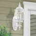 Darby Home Co Kelly White 3 - Bulb 22" H Outdoor Wall Lantern Aluminum/Metal in Gray/White | 22 H x 8.25 W x 10.5 D in | Wayfair