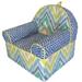 Harriet Bee Mertens Chair Foam, Cotton in Blue/Green | 17 H x 18 W x 16 D in | Wayfair 47695D9E19D84360AD52E5CA550C2843