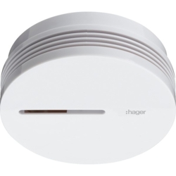 Hager Rauchwarnmelder Standard KRIWAN Q, 3V DC, weiß, (Lithiumbatterie: Batterielebenszeit von mindestens 10 Jahren) Image