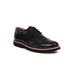 Wide Width Men's Deer Stags® Walkmaster Wingtip Oxford Shoes with S.U.P.R.O 2.0 Memory Foam by Deer Stags in Black (Size 11 W)