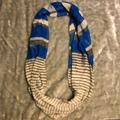 American Eagle Outfitters Accessories | 4/$24 New American Eagle Infinity Scarf | Color: Blue/Cream | Size: Os