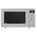 Panasonic NN-GD37HSBPQ Compact Microwave Oven with Grill and Turntable, 1000 W, 23 Litres, Inverter Power, Good for Bacon, x13 “One Touch” Programmes for easy cooking, Silver