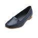 Blair Women's Classique® “Sophia” Comfort Slip-Ons - Blue - 7.5 - Medium