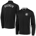 Men's Fanatics Branded Black Brooklyn Nets Exclusive Mock Neck Full-Zip Jacket