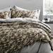 Loon Peak® Miskell Standard Cotton Duvet Cover Set Cotton Sateen in Brown/Gray | Super King Duvet Cover + 2 Pillow Cases | Wayfair