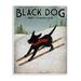 Stupell Industries Black Dog Ski Company Winter Sports Pet Sign by Ryan Fowler - Graphic Art Print on Wood in Brown | 19 H x 0.5 D in | Wayfair