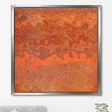 Ivy Bronx Psalm 42:5 Hope In God As We Praise Him by Mark Lawrence - Print Plastic/Acrylic in Orange | 31.5 H x 31.5 W x 1 D in | Wayfair