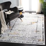 Gray/White 96 x 0.39 in Indoor Area Rug - 17 Stories Waterton Ivory/Gray/Gold Area Rug Polyester/Polypropylene | 96 W x 0.39 D in | Wayfair