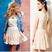 Anthropologie Dresses | Anthro Paper Crown Watercolor Mirage Dress | Color: Blue/Pink | Size: Xsp