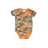 CJP Baby Short Sleeve Onesie: Green Camo Bottoms - Size 0-3 Month