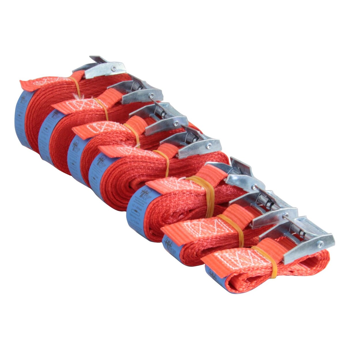 Hedef 5x 6m Spanngurt mit 250 daN 5er Set Befestigungsriemen Zurrgurt Image