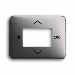 Busch-Jaeger TIMER Zentralplatte, Zeitschalter, platin, matt, Sonderaufdruck Image