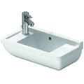 Duravit White Ceramic Rectangular Wall Mount Bathroom Sink w/ Overflow | 6.25 H x 19.625 W x 10.25 D in | Wayfair 0751500000