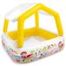 Intex kids Inflatable Ocean Scene Sun Shade Swimming Pool w/ Canopy Resin in Yellow | 48 H x 60 W in | Wayfair 57470EP