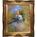 Vault W Artwork Geese in the Creek' by Claude Monet - Picture Frame Painting on Canvas Metal | 32 H x 28 W x 2 D in | Wayfair NPO5351-GS-7007H31Y35