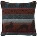 Millwood Pines Mcbeth Polyester Zipper Sham Polyester in Brown/Gray/Red | 26 H x 26 W x 1 D in | Wayfair EC17D41B2ABF4F72AB42E4E0E2351612