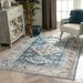 Blue 63 x 0.001 in Area Rug - Well Woven Lotus Oriental Light Area Rug Polyester/Chenille | 63 W x 0.001 D in | Wayfair LOT-16-5