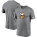 Men's Nike Heathered Charcoal Minnesota Vikings Logo Essential Legend Performance T-Shirt
