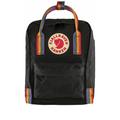 Fjällräven - Kanken Rainbow Mini City Rucksack 28 cm Rucksäcke Schwarz Damen