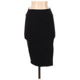 Charlotte Russe Casual Skirt: Black Solid Bottoms - Women's Size Small