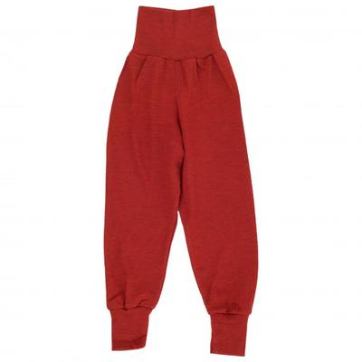 Engel - Baby-Hose Feinripp mit Nabelbund - Merinounterwäsche Gr 74/80 rot Image