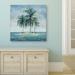 Rosecliff Heights 'Isle of Dreams' - Unframed Painting Print on Canvas in Black | 35 H x 35 W x 1.5 D in | Wayfair 1CA1A6E45CC84A17B6E570E7A0134EC0