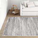 White 53 x 0.59 in Area Rug - 17 Stories Ashauntee Light Gray/Ivory Area Rug Polypropylene | 53 W x 0.59 D in | Wayfair