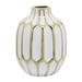 Etta Avenue™ Contemporary Vase- Home or Office Table Accent - Trendy Decorative Stoneware Ceramic | 8 H x 5.75 W x 5.75 D in | Wayfair