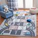 63 x 39 x 0.23 in Rug - Viv + Rae™ Haviland Machine Made Power Loom Polyamide in Gray/Blue Area Rug | 63 H x 39 W x 0.23 D in | Wayfair