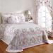 Bloomfield Collection in Floral Design Tufted Chenille Bedspread by Better Trends in Rose (Size FULL/DOUBLE)