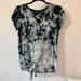 American Eagle Outfitters Tops | American Eagle Soft & Sexy Tie-Dye Black T-Shirt | Color: Black/White | Size: Xs