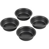 Wilton 4 - Piece Round Non-Stick Cakelet Pan Set Steel in Gray | Wayfair 191002375