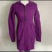 Athleta Sweaters | *Rare*Athleta Full Zip Hooded Sweater/Jacket/Dress | Color: Purple | Size: Xs