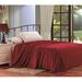 Winston Porter Galiana Simply Lush Solid Blanket Polyester in Red | 86 W in | Wayfair 063759ACB6BB478FB30FE221B277D693