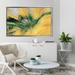 Everly Quinn 'Let Your Light Shine, Matthew 5:16' by Mark Lawrence Painting Print Canvas in Green/Yellow | 39.5 H x 63.5 W x 2 D in | Wayfair