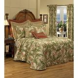 Bay Isle Home™ Emily Green/Gold/Spice 1 Piece Coverlet/Bedspread Set Polyester/Polyfill/Cotton in Green/White/Yellow | Twin | Wayfair