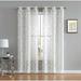 House of Hampton® Peebles Floral Semi-Sheer Curtain Panels Polyester in White/Brown | 96 H in | Wayfair 74F52721744C4331BDFE3BA6AB944311