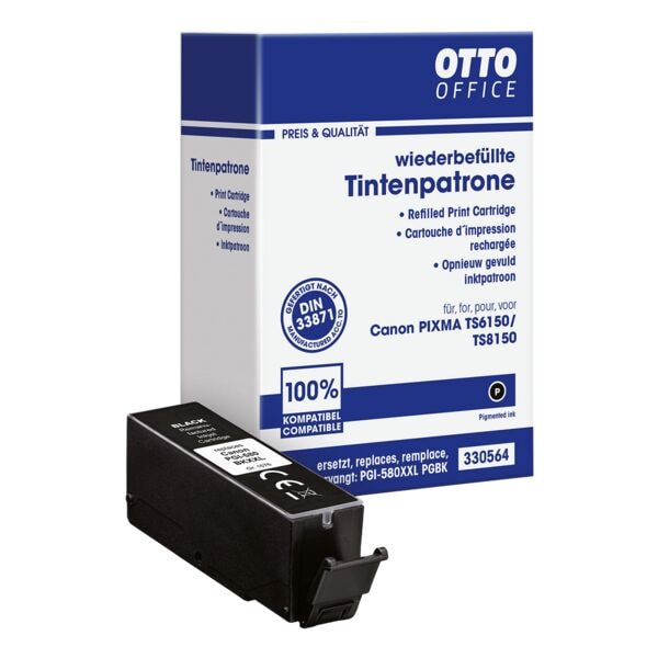 OTTO Office Tintenpatrone ersetzt Canon »PGI-580XXLPGBK« sw Pigment Image