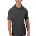 Men's Antigua Anthracite Texas Longhorns Legacy Pique Polo