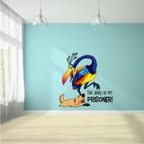 Design W/ Vinyl Bird Prisoner up Movie Cartoon Quotes Wall Decal Vinyl in Yellow | 30 H x 30 W in | Wayfair Maria_Up Movie2c