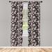 East Urban Home Cherry Blossom Floral Semi-Sheer Rod Pocket Curtain Panels Polyester | 95 H in | Wayfair 1BD155B7ECB04CB6A76A1B5BAF2BD70C