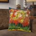 Loon Peak® Brookfield Square Pillow Cover & Insert Polyester/Polyfill blend | 16 H x 16 W x 6 D in | Wayfair LNPK2056 34604292