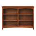 Foundry Select Malani 36" H Solid Wood Classic Bookcase Wood in Brown | 36 H x 49.75 W x 12.875 D in | Wayfair 5AF4D248DEEA430B8E66572115AD678D