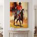 Gracie Oaks 'Rodeo Style' Wrapped Canvas Painting Print Metal in Brown | 48 H x 32 W x 1 D in | Wayfair DA1325932F344AE78EC917D034C17ABA