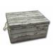 Millwood Pines 2 Piece Fabric Storage Box Set Fabric in Gray | 7.9 H x 19.7 W x 15.8 D in | Wayfair FC62AD797B17446A8EF4D236C241A905